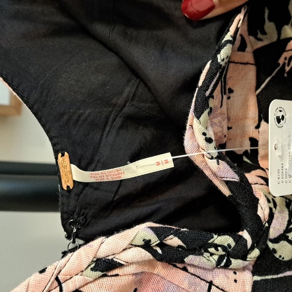 Free People NWTs Free People Altura Printed Mini Dress - Picture 5 of 6